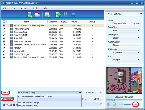Xilisoft AVI MPEG Converter