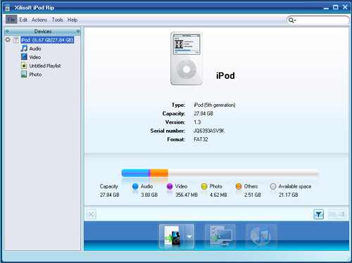 Xilisoft iPod Rip 